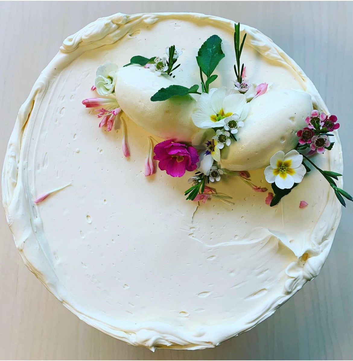 Lemon + Blueberry Cake