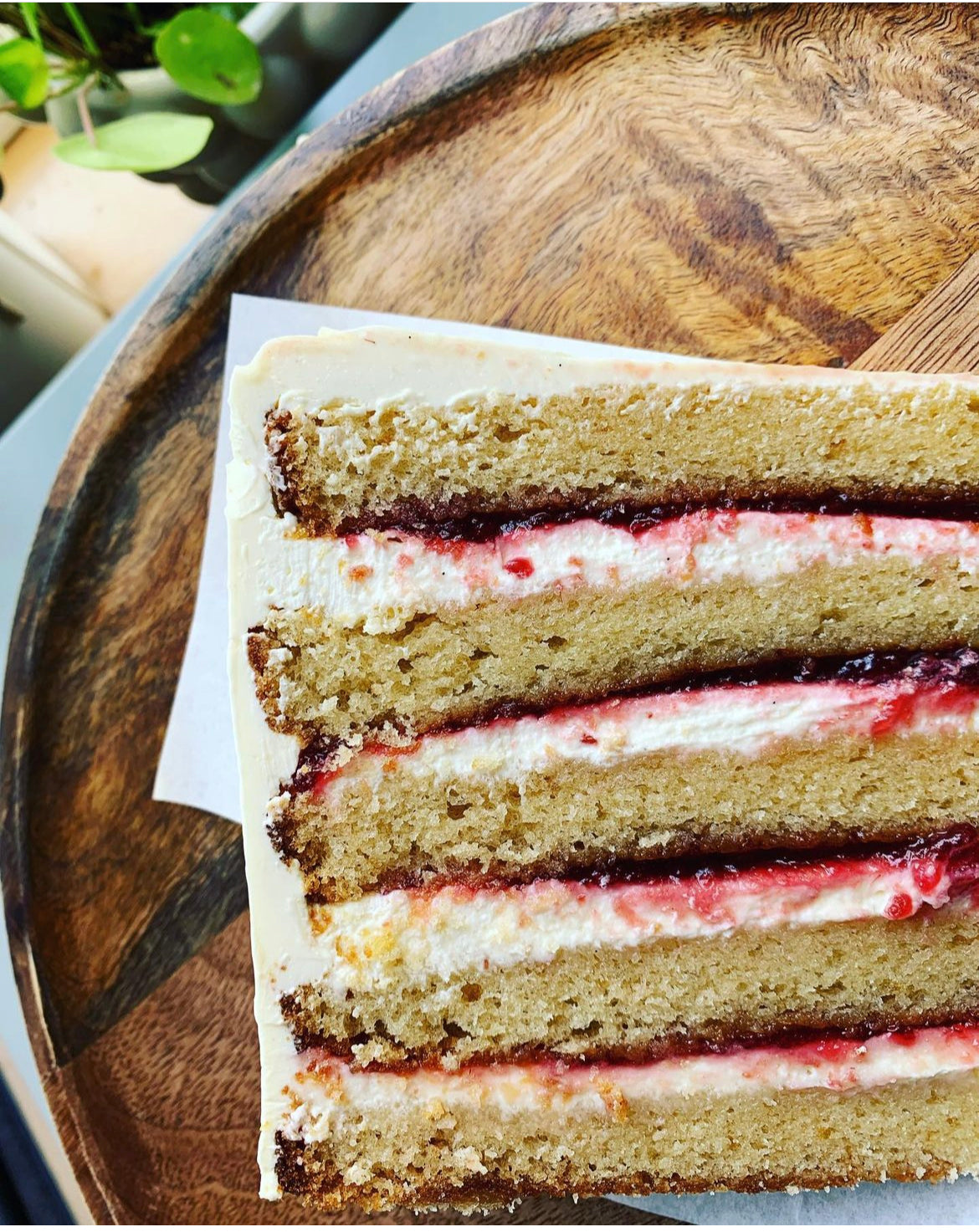 Raspberry Victoria Celebration Cake
