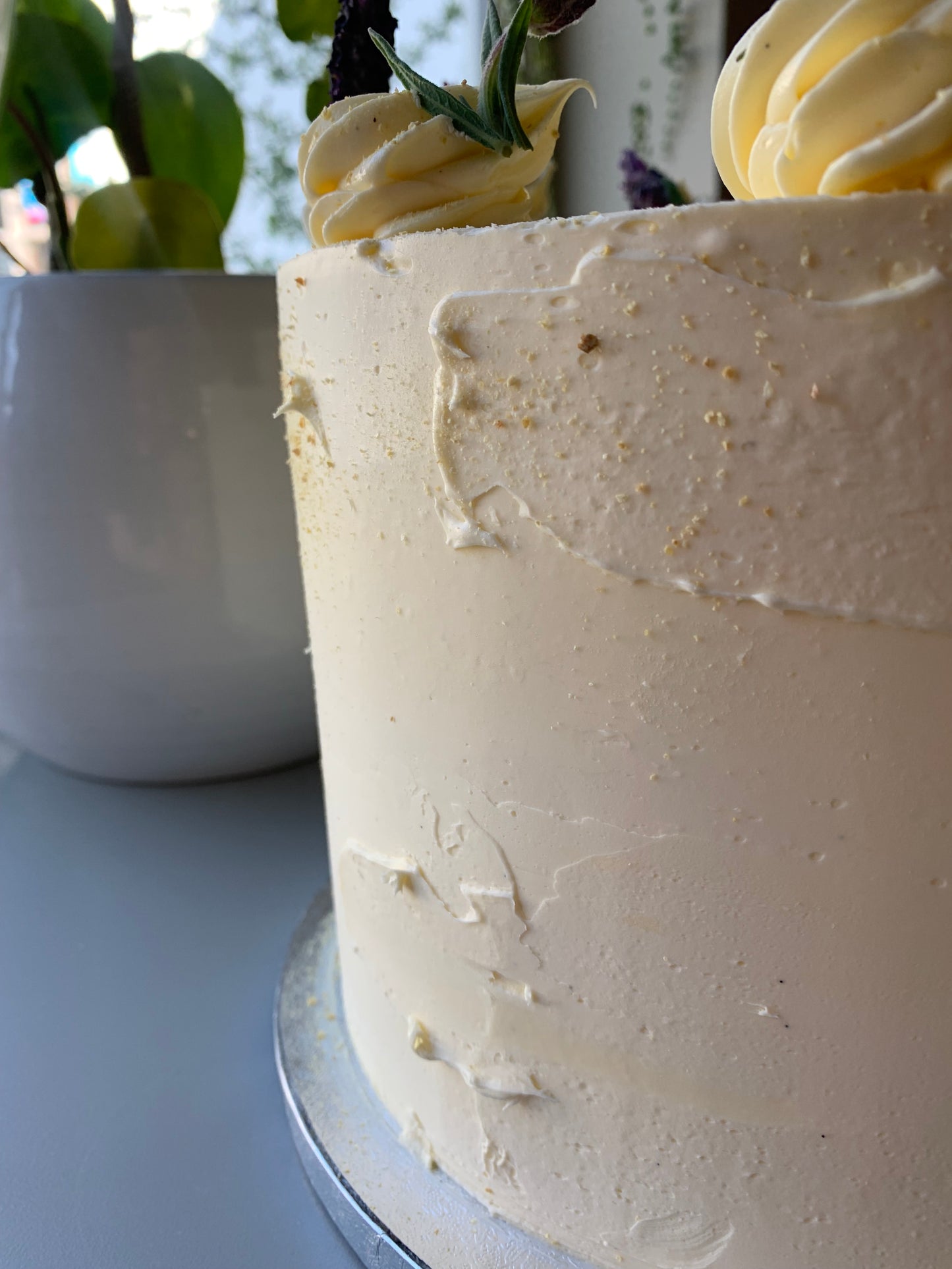 Lemon + Blueberry Cake
