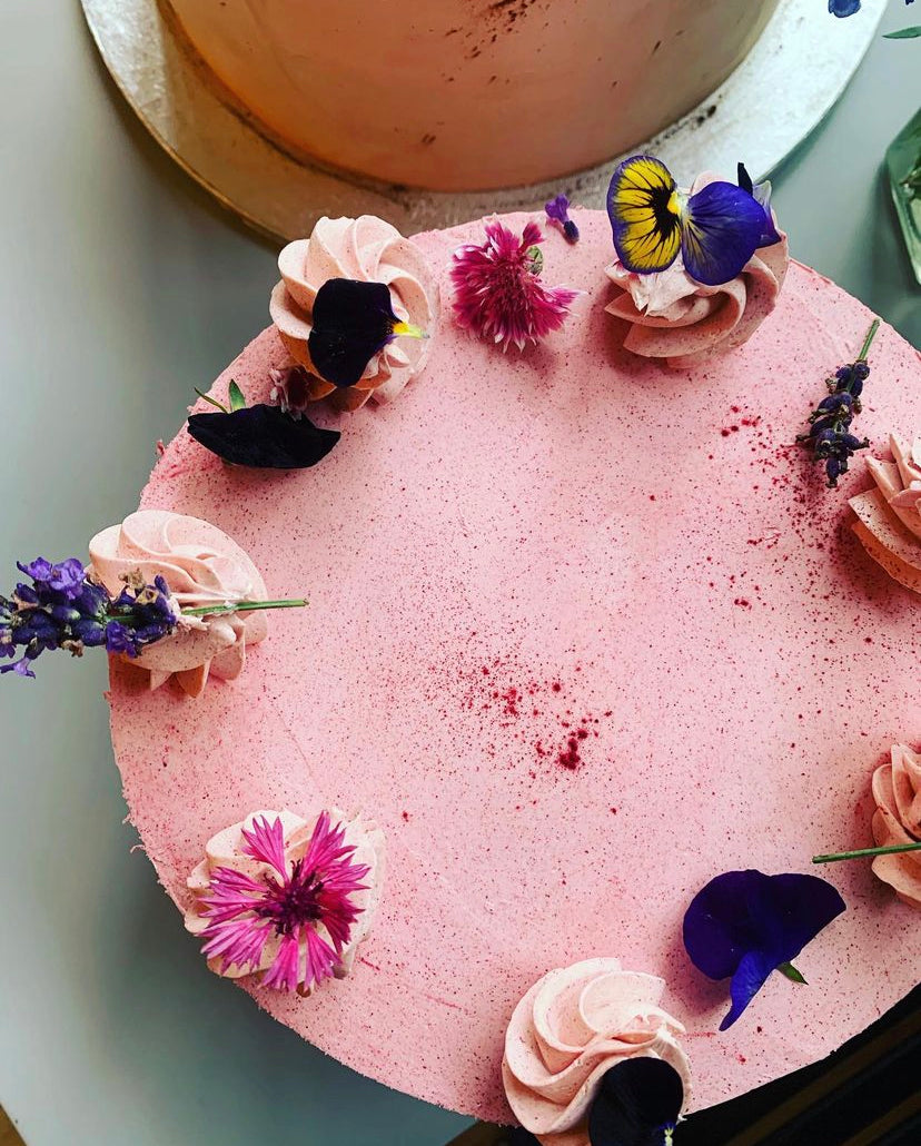 Raspberry Victoria Celebration Cake