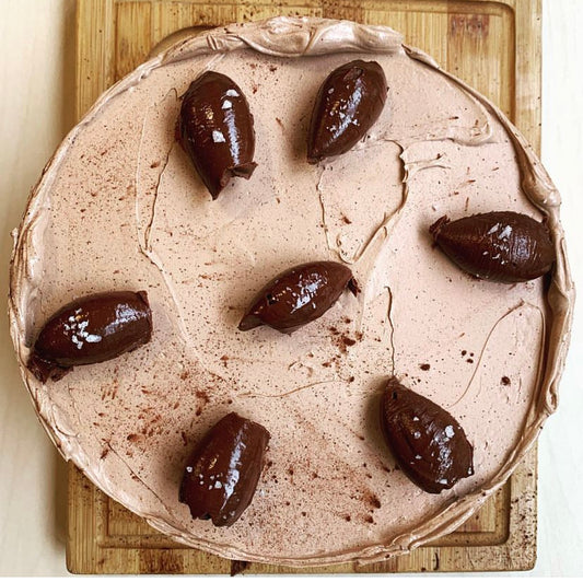 Double Chocolate & Caramel Cake